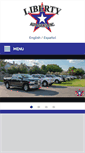 Mobile Screenshot of libertyautohouston.com