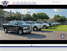 Tablet Screenshot of libertyautohouston.com
